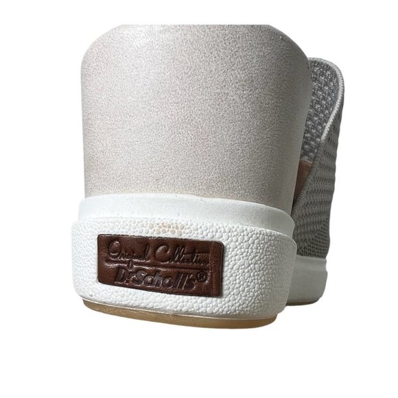 SOLD Dr. Scholl's Womens Grey Sonia Mesh Fabric Slip On Platform Sandals - Picture 7 of 15